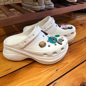 Women's Crocs Classic Bae Clog W8 White